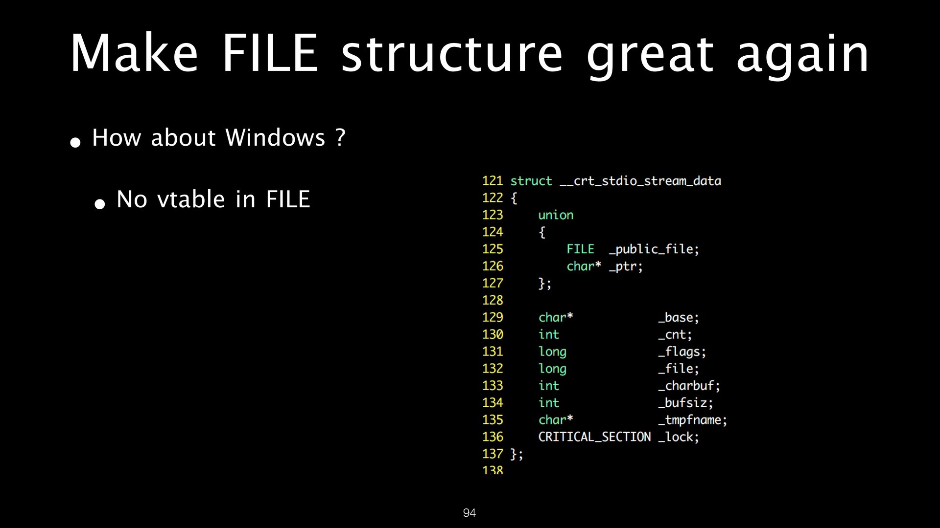FILE Structures page 94